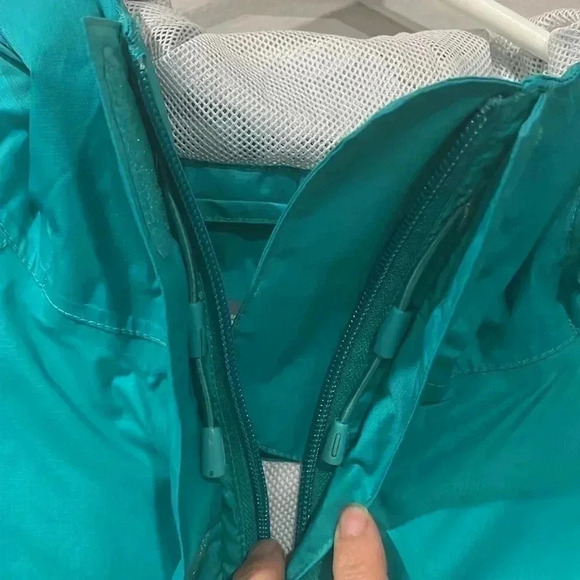 ❤️2/$50❤️[L]McKinley  Turquoise Aquamax Rain/Wind Coat- NWOT - Picture 3 of 10